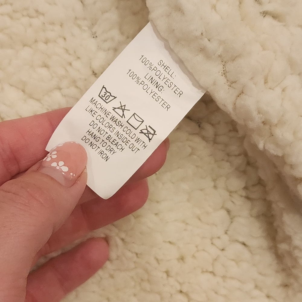 Gray and Cream Zip-Up Hoodie Scandinavian Explorer - Picture 4 of 5
